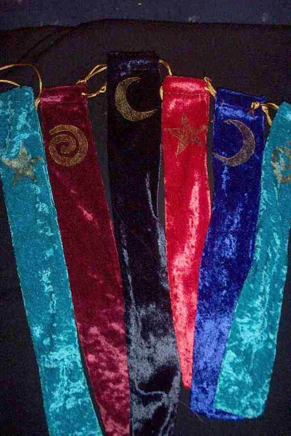 WAND POUCH - VELVET OR COTTON