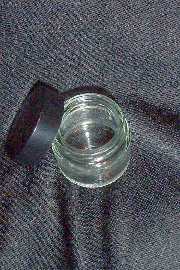 30 ML CLEAR GLASS JAR WITH LID - 6